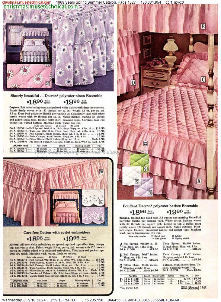 1969 Sears Spring Summer Catalog, Page 1527