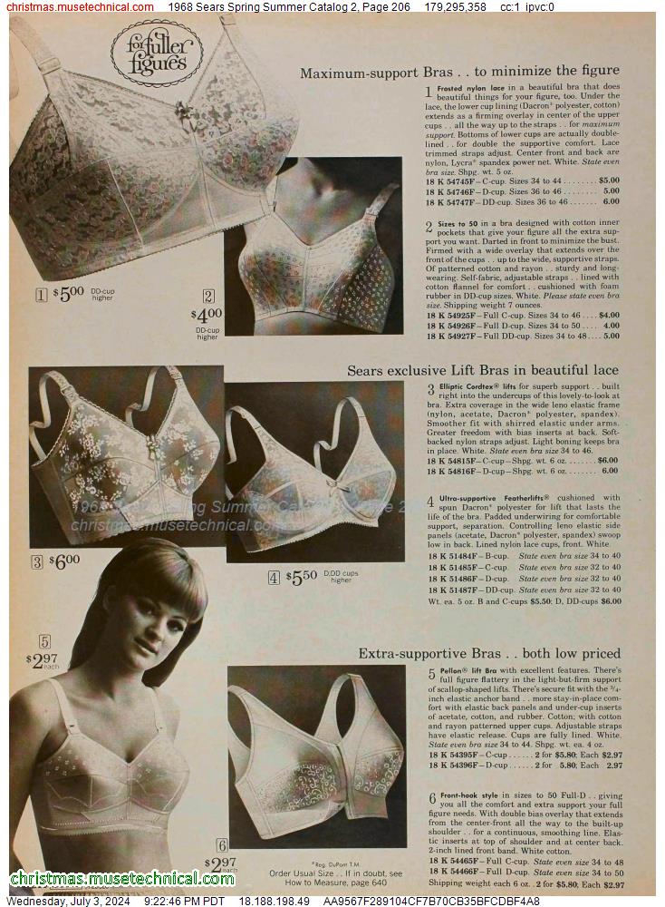 1968 Sears Spring Summer Catalog 2, Page 206