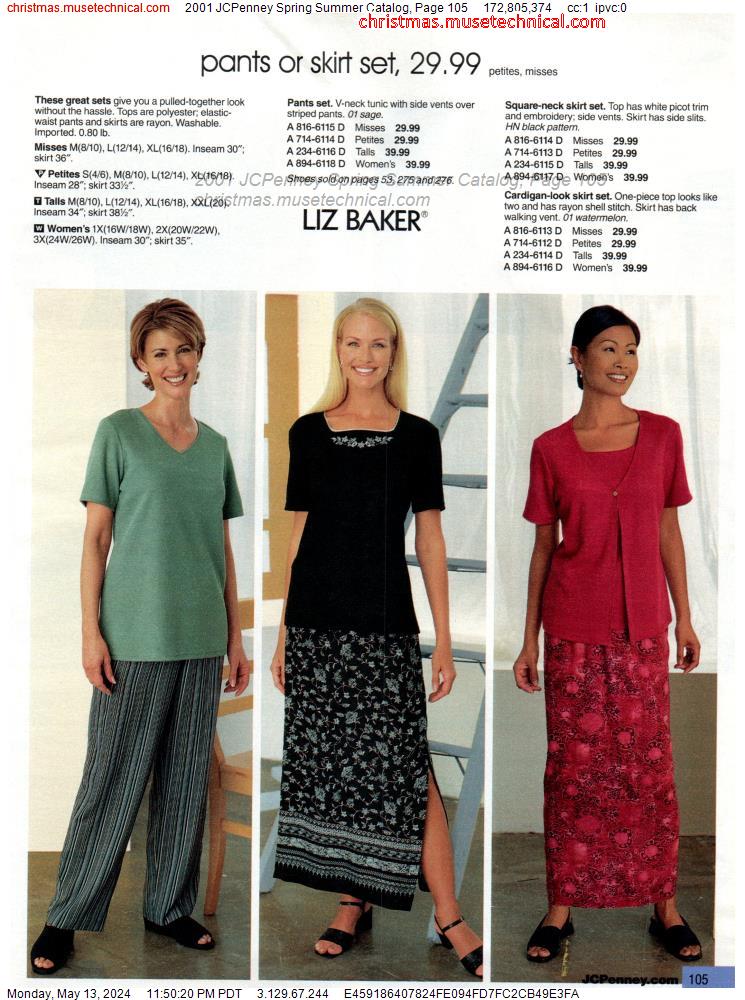 2001 JCPenney Spring Summer Catalog, Page 105