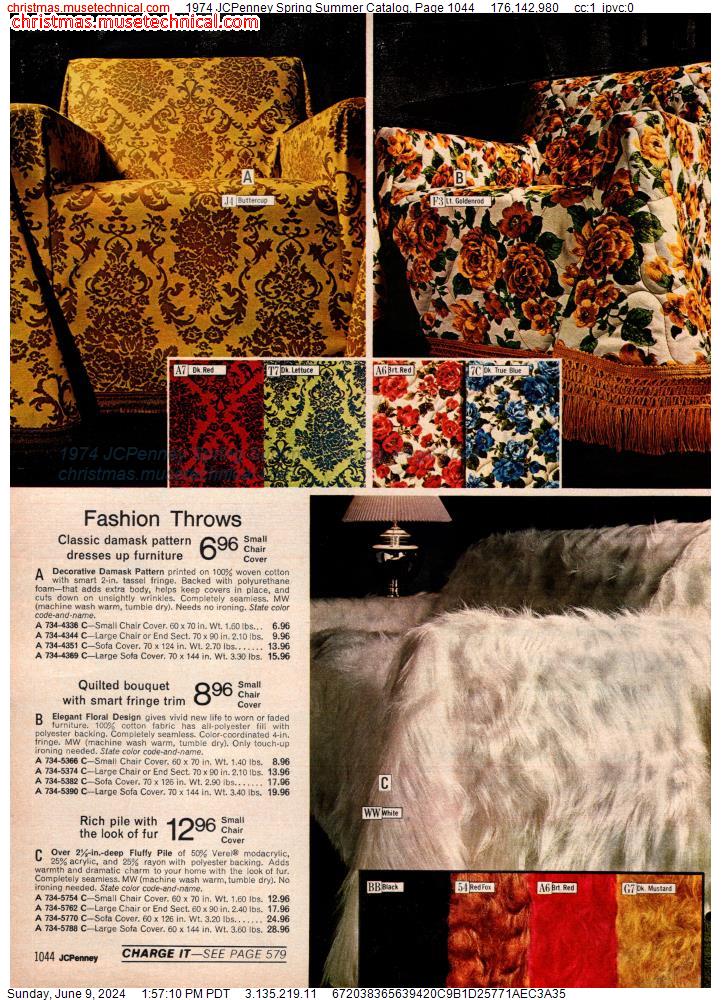 1974 JCPenney Spring Summer Catalog, Page 1044