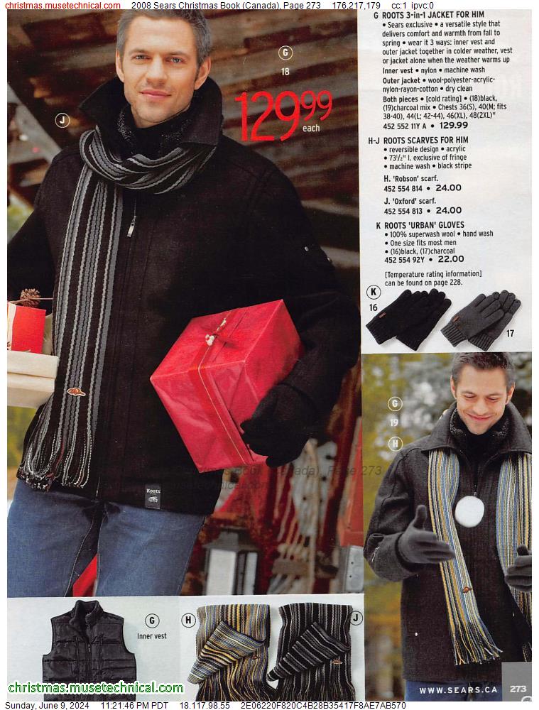 2008 Sears Christmas Book (Canada), Page 273