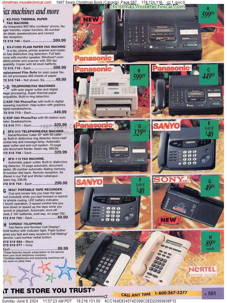 1997 Sears Christmas Book (Canada), Page 587