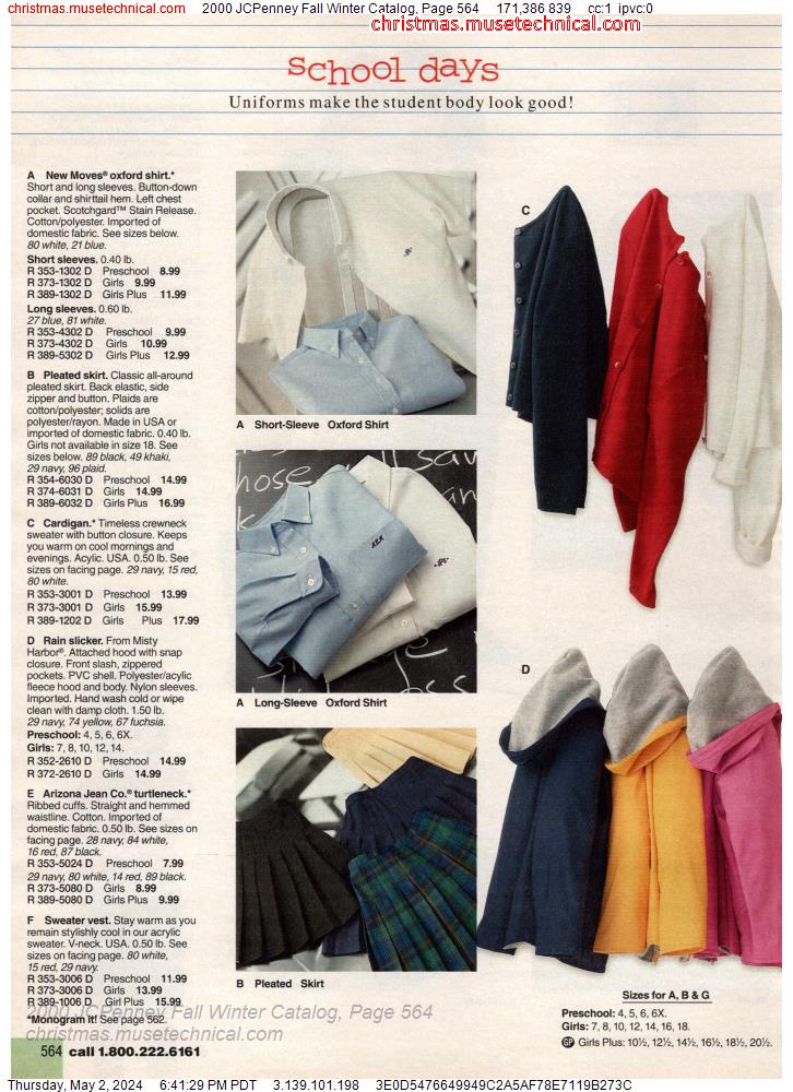2000 JCPenney Fall Winter Catalog, Page 564