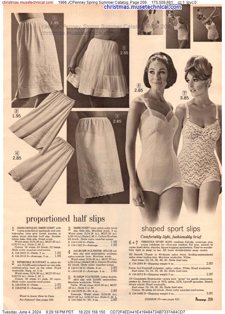 1966 JCPenney Spring Summer Catalog, Page 209