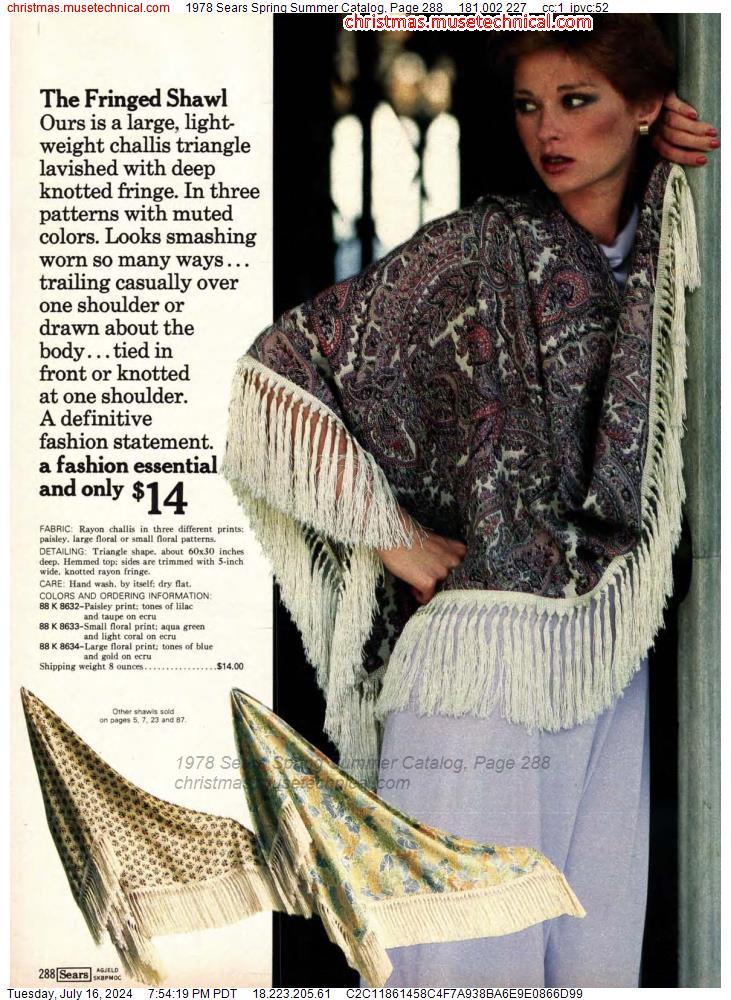 1978 Sears Spring Summer Catalog, Page 288