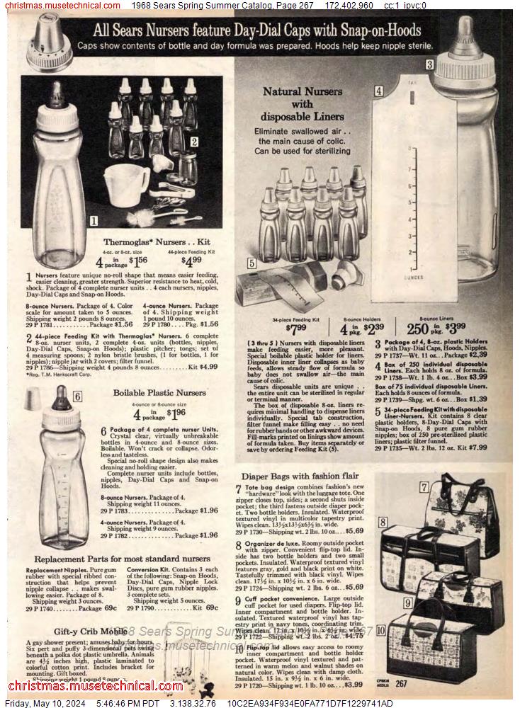 1968 Sears Spring Summer Catalog, Page 267