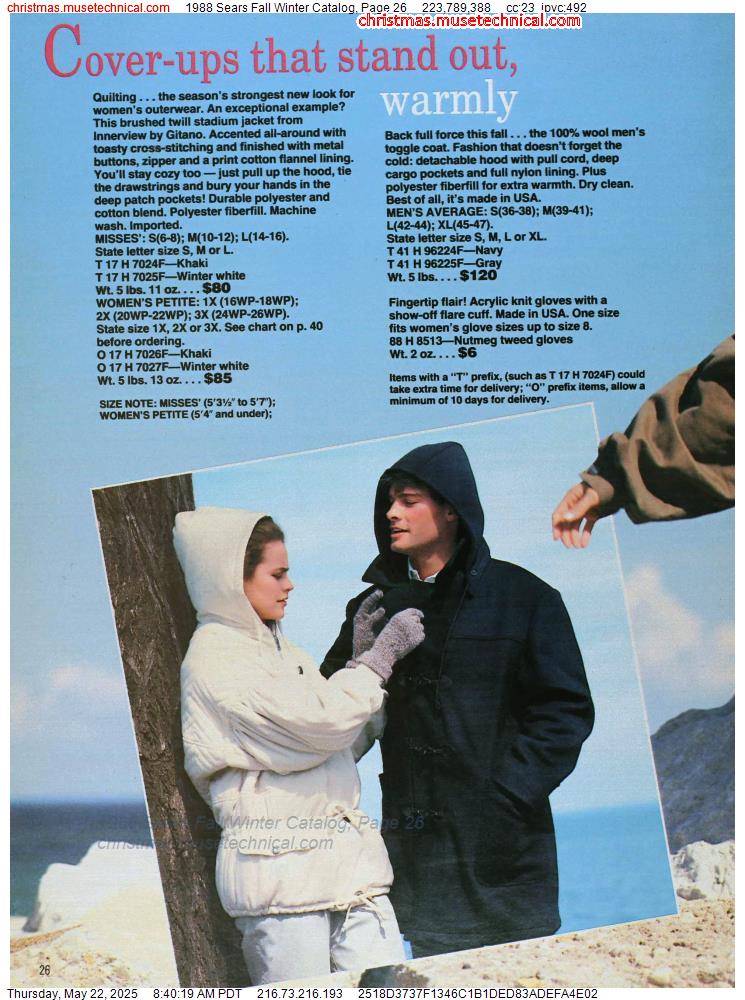 1988 Sears Fall Winter Catalog, Page 26
