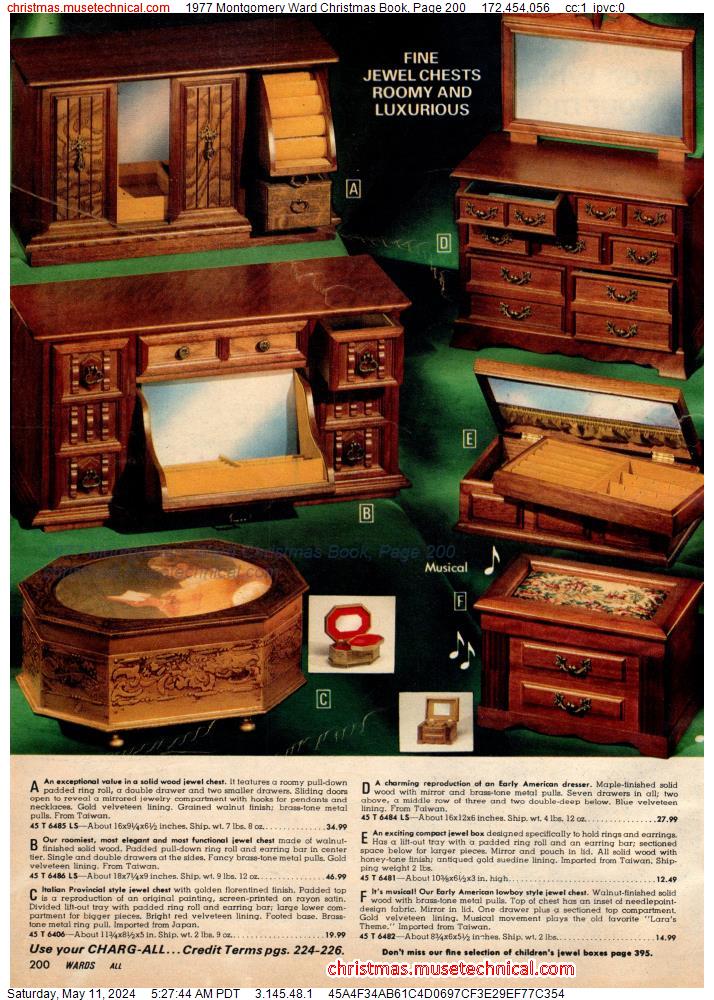 1977 Montgomery Ward Christmas Book, Page 200