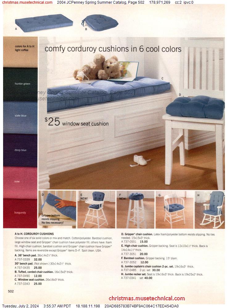 2004 JCPenney Spring Summer Catalog, Page 502