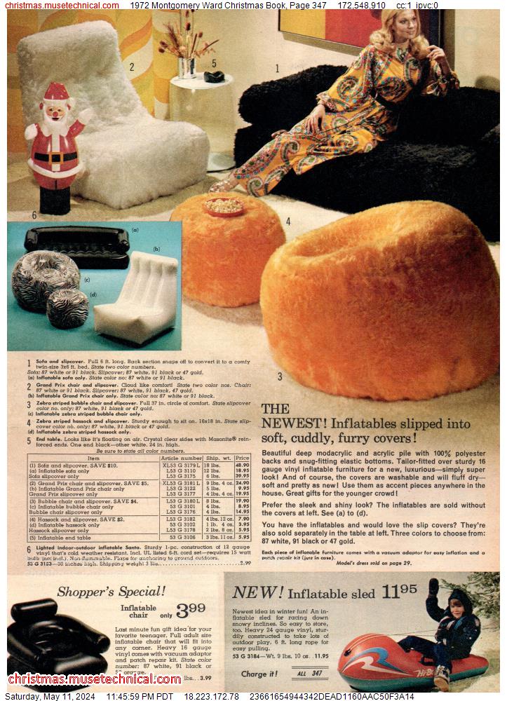 1972 Montgomery Ward Christmas Book, Page 347