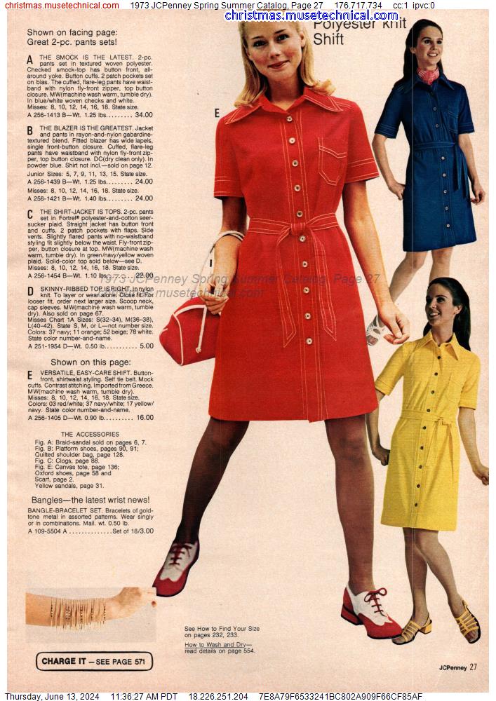 1973 JCPenney Spring Summer Catalog, Page 27