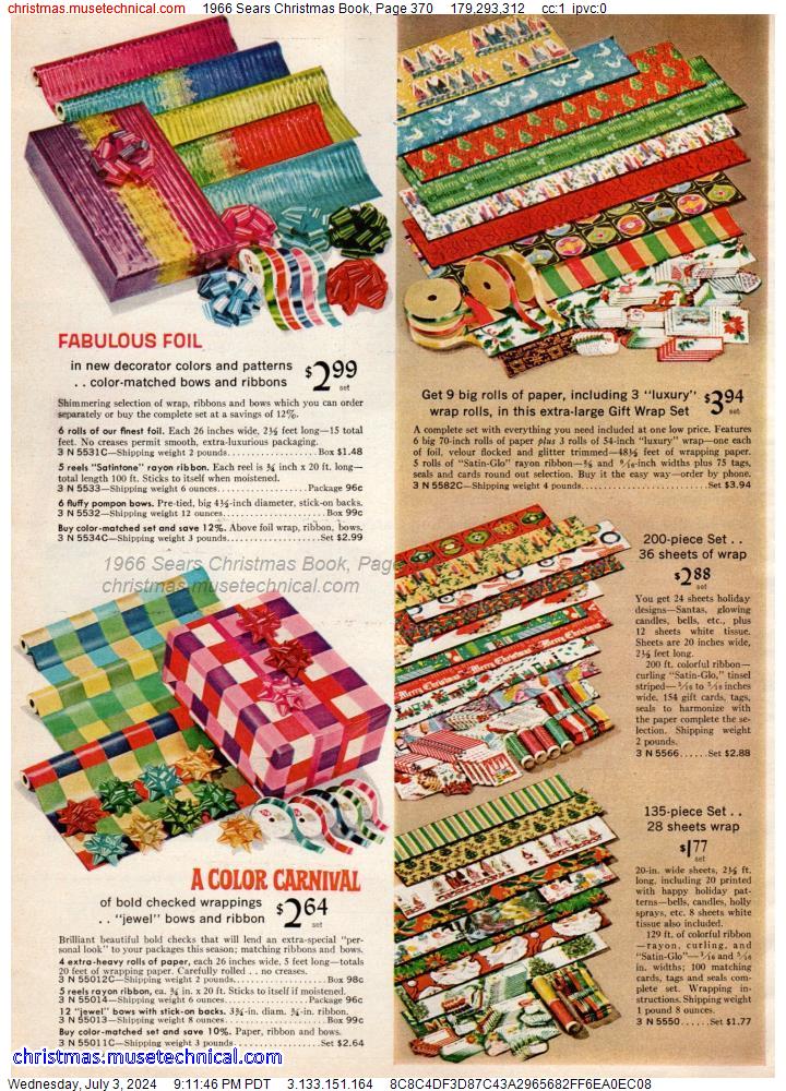 1966 Sears Christmas Book, Page 370