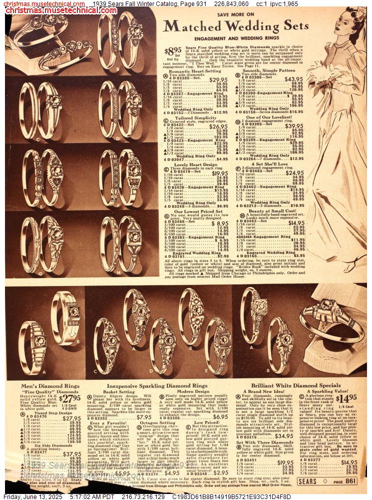 1939 Sears Fall Winter Catalog, Page 931