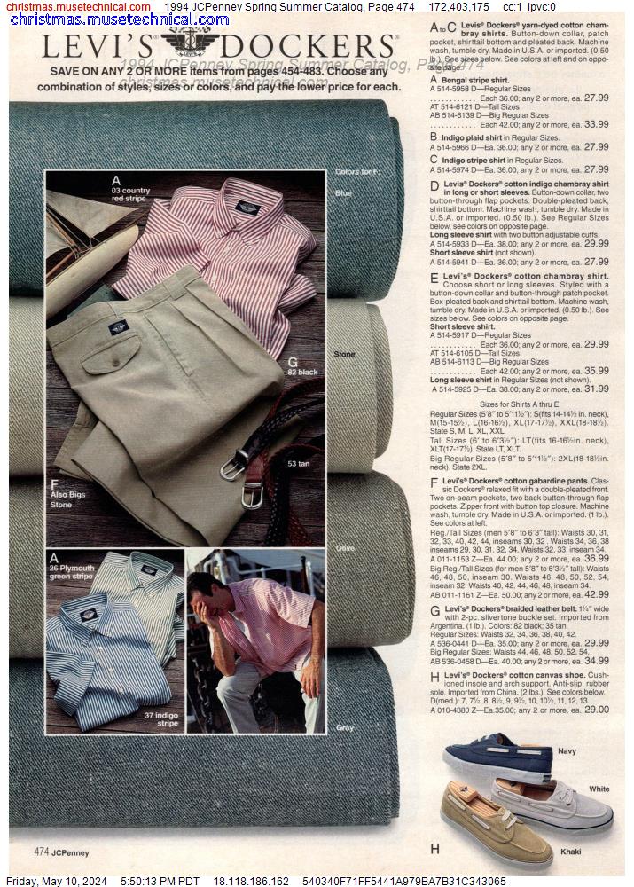 1994 JCPenney Spring Summer Catalog, Page 474