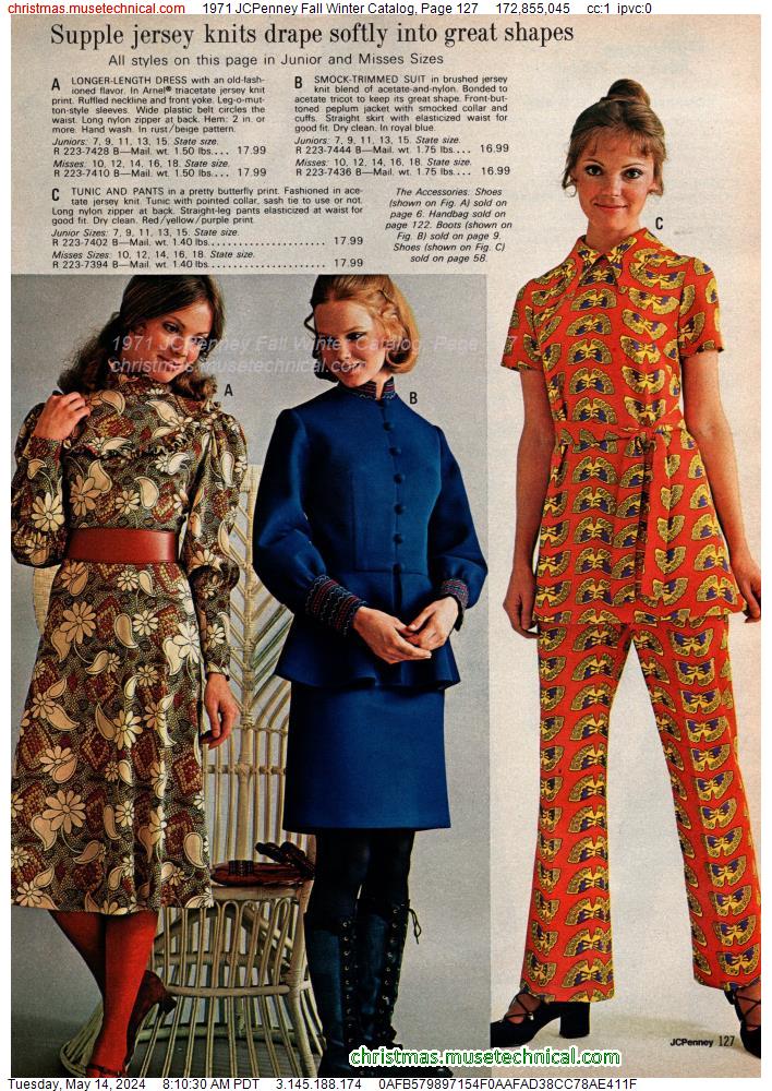 1971 JCPenney Fall Winter Catalog, Page 127 - Catalogs & Wishbooks