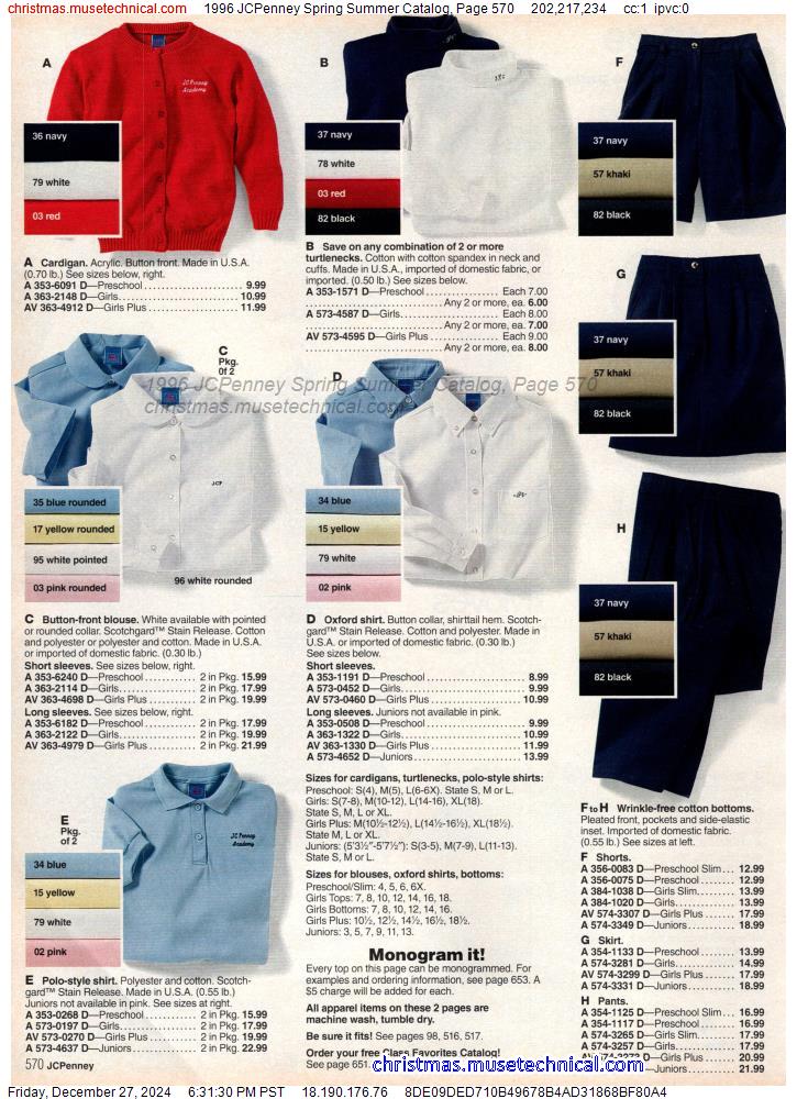 1996 JCPenney Spring Summer Catalog, Page 570