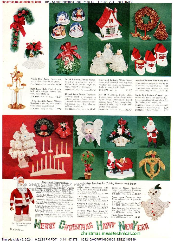 1959 Sears Christmas Book, Page 44