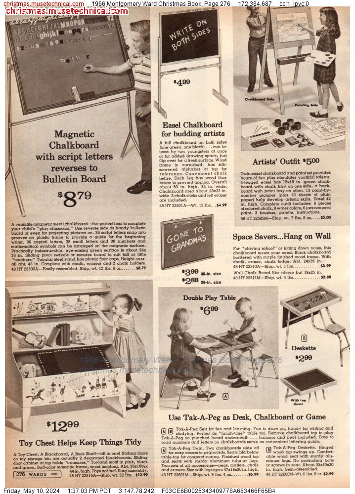 1966 Montgomery Ward Christmas Book, Page 276