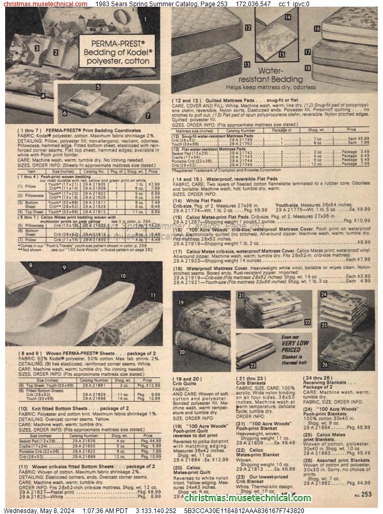1983 Sears Spring Summer Catalog, Page 253