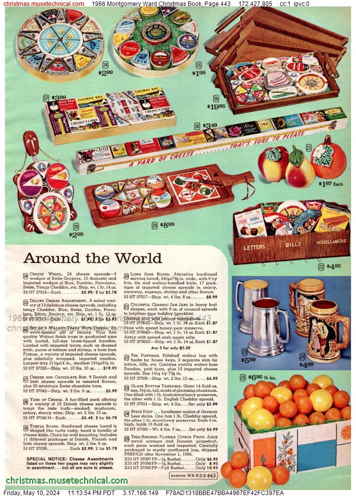 1966 Montgomery Ward Christmas Book, Page 443