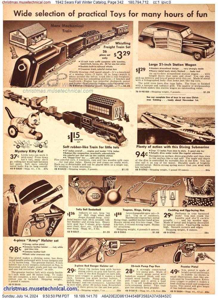 1942 Sears Fall Winter Catalog, Page 342