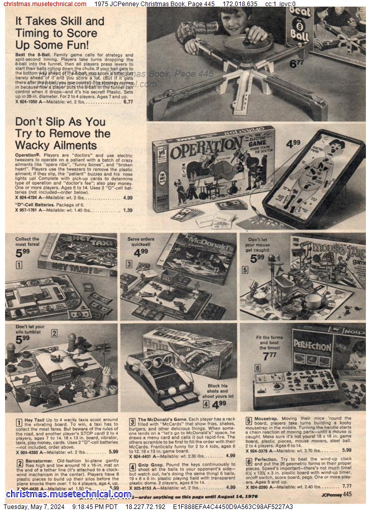 1975 JCPenney Christmas Book, Page 445