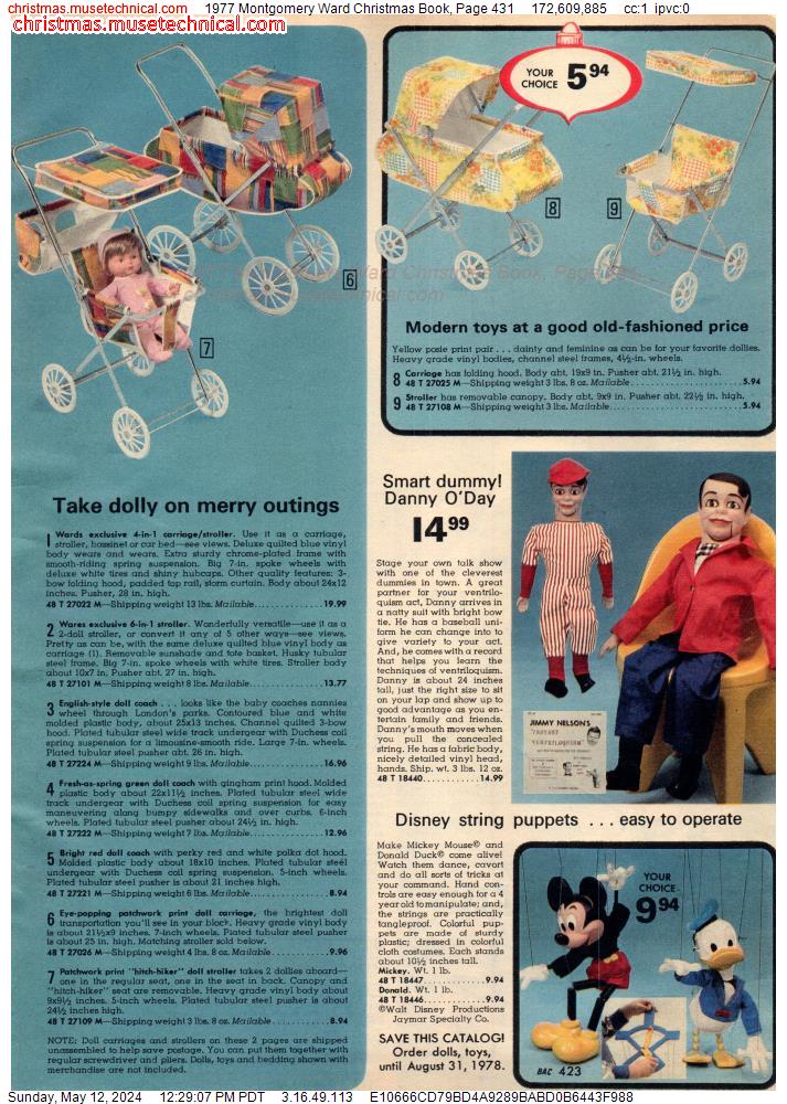 1977 Montgomery Ward Christmas Book, Page 431
