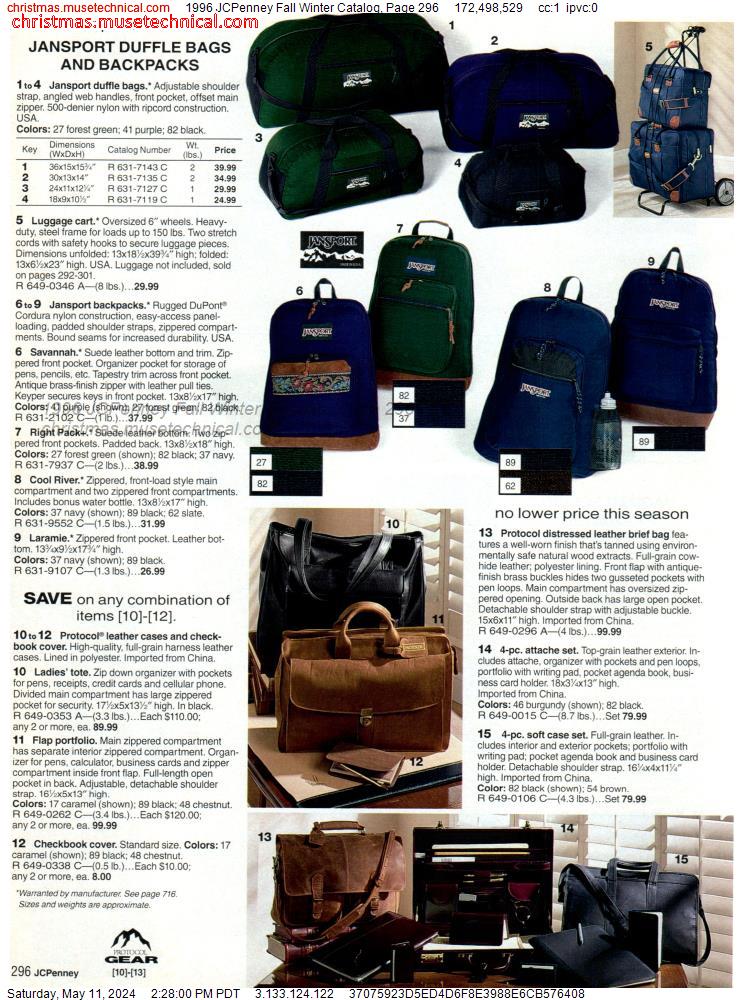 1996 JCPenney Fall Winter Catalog, Page 296