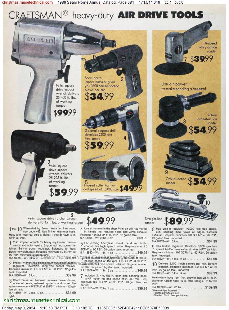 1989 Sears Home Annual Catalog, Page 681