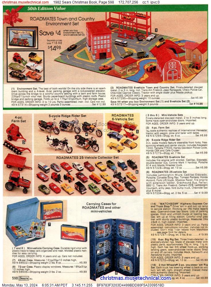 1982 Sears Christmas Book, Page 598