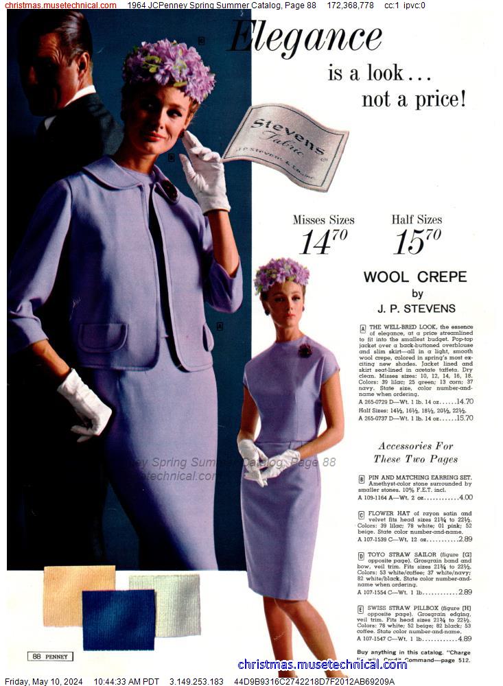 1964 JCPenney Spring Summer Catalog, Page 88