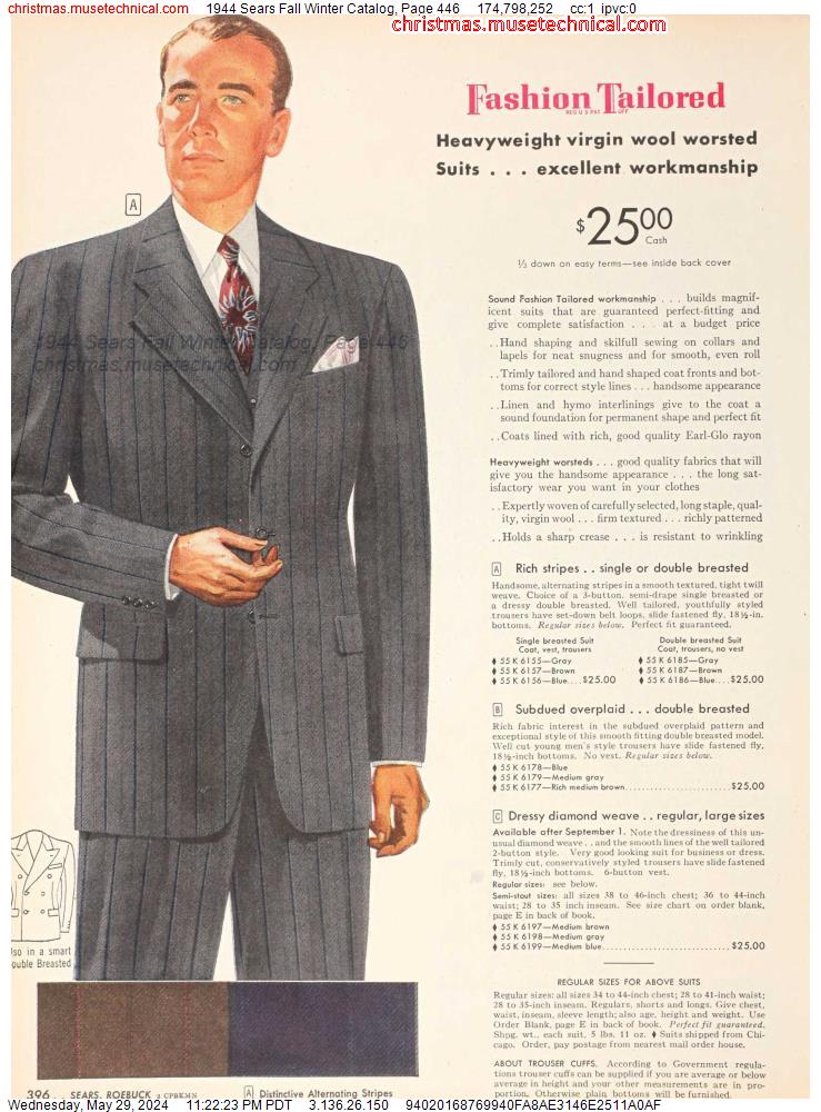 1944 Sears Fall Winter Catalog, Page 446