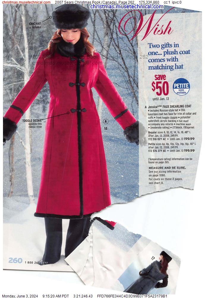 2007 Sears Christmas Book (Canada), Page 262