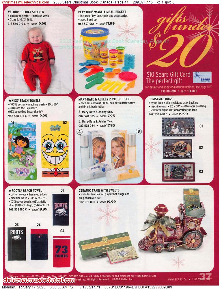 2005 Sears Christmas Book (Canada), Page 41