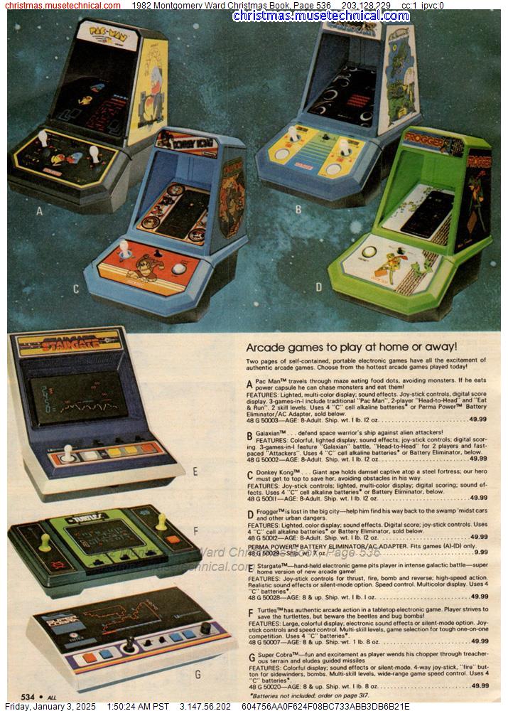 1982 Montgomery Ward Christmas Book, Page 536