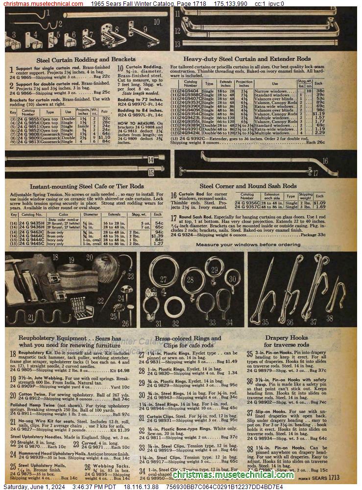 1965 Sears Fall Winter Catalog, Page 1718