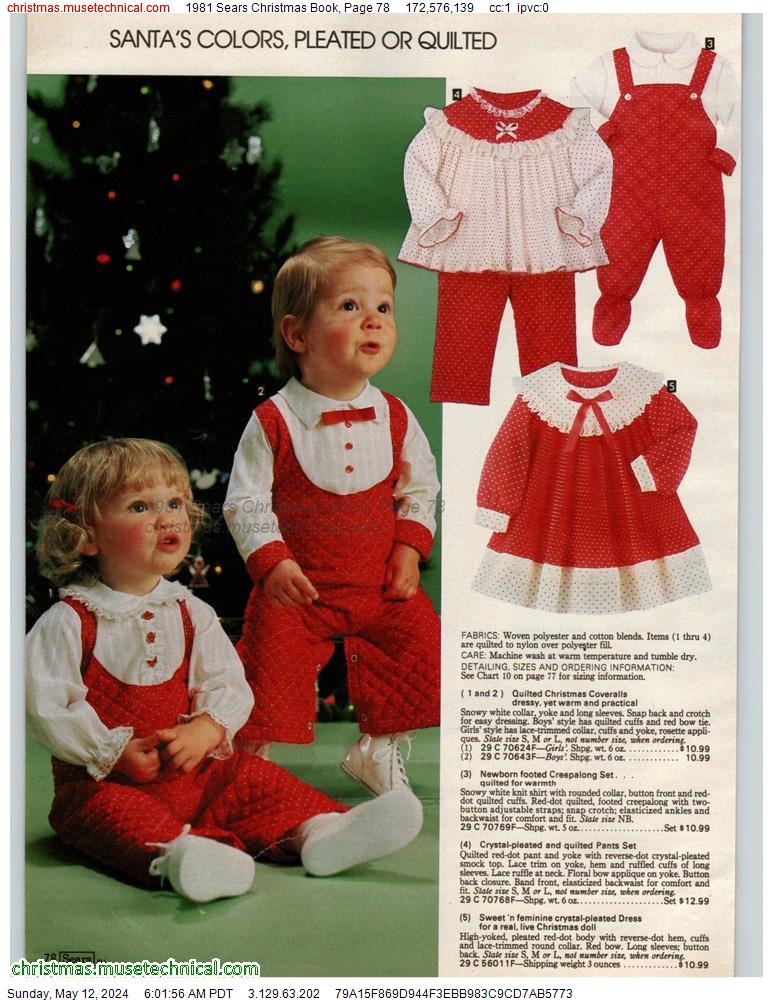 1981 Sears Christmas Book, Page 78