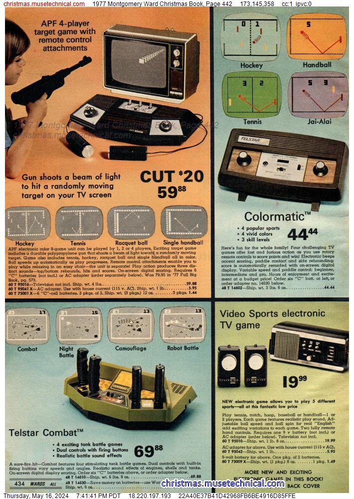 1977 Montgomery Ward Christmas Book, Page 442