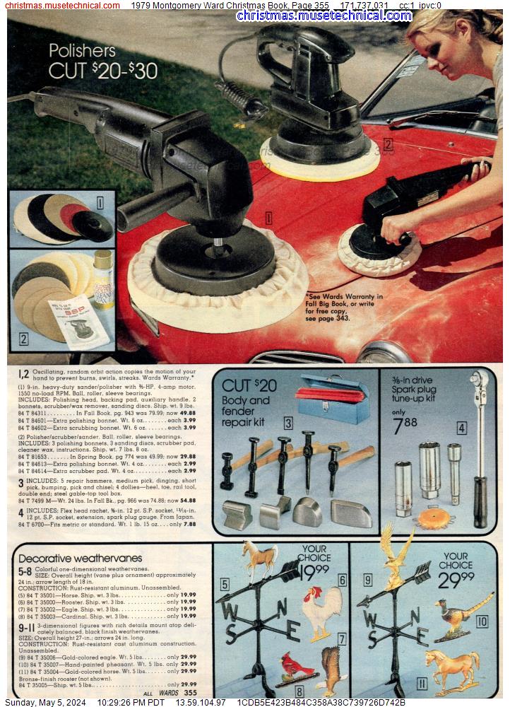 1979 Montgomery Ward Christmas Book, Page 355