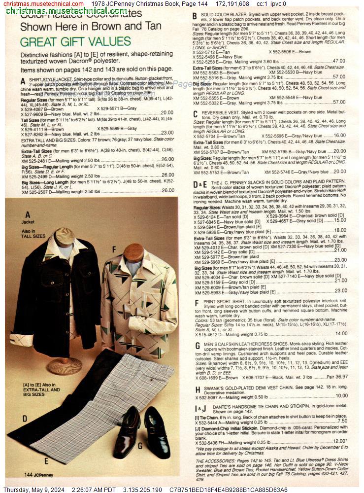 1978 JCPenney Christmas Book, Page 144