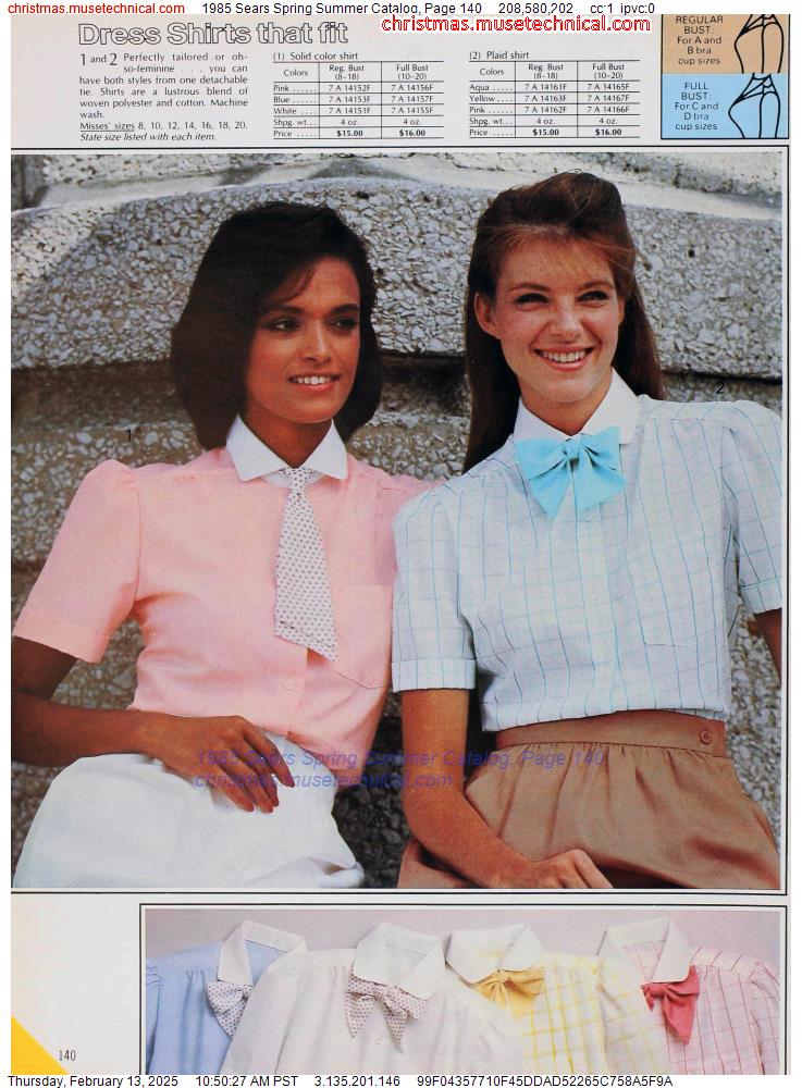 1985 Sears Spring Summer Catalog, Page 140