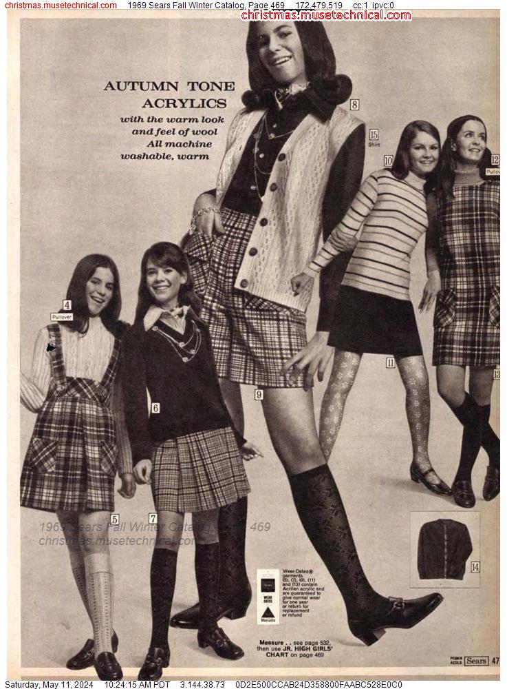 1969 Sears Fall Winter Catalog, Page 469