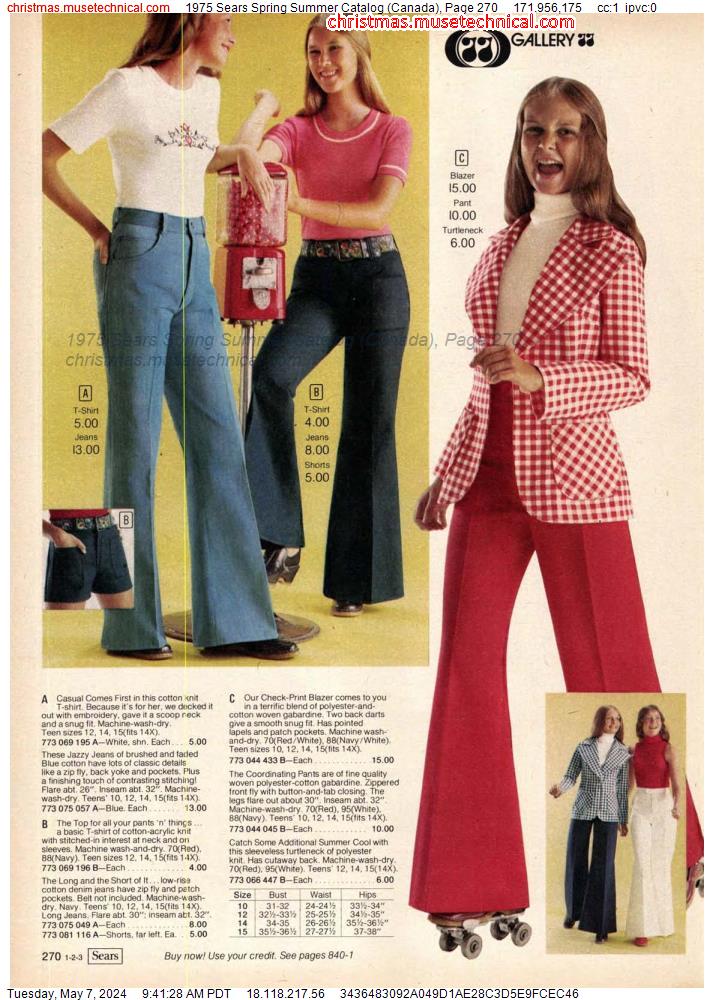 1975 Sears Spring Summer Catalog (Canada), Page 270