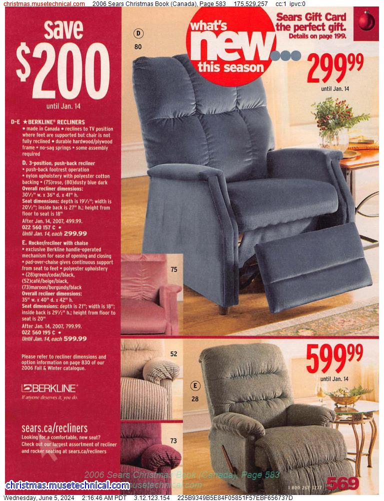 2006 Sears Christmas Book (Canada), Page 583