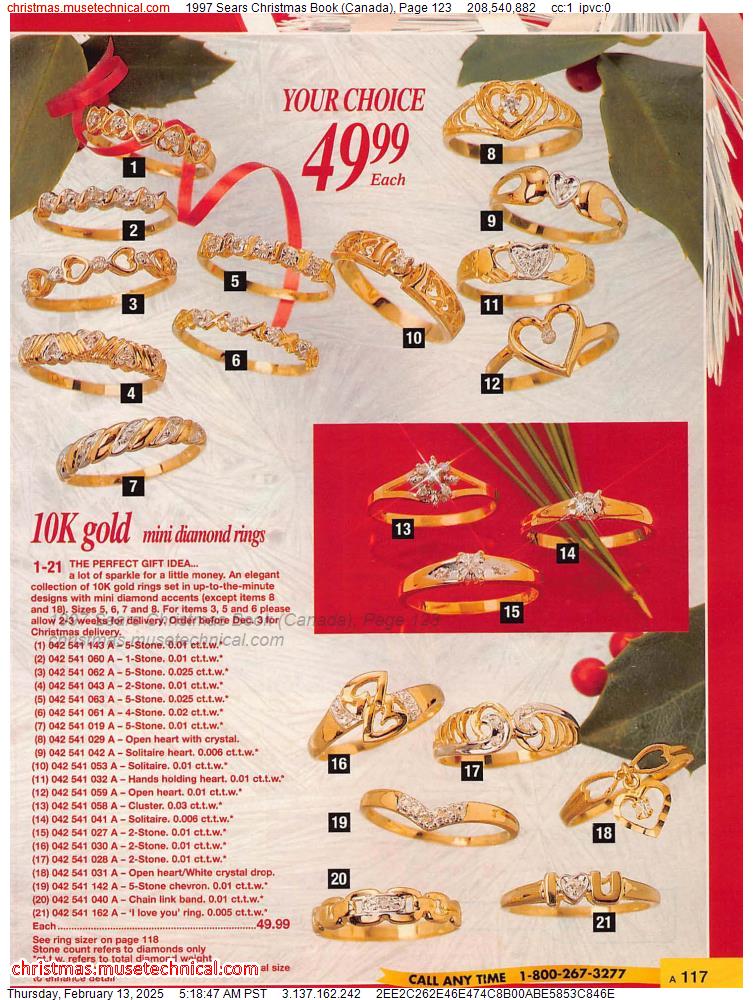 1997 Sears Christmas Book (Canada), Page 123