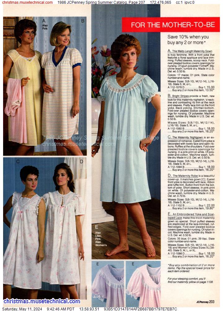 1986 JCPenney Spring Summer Catalog, Page 207