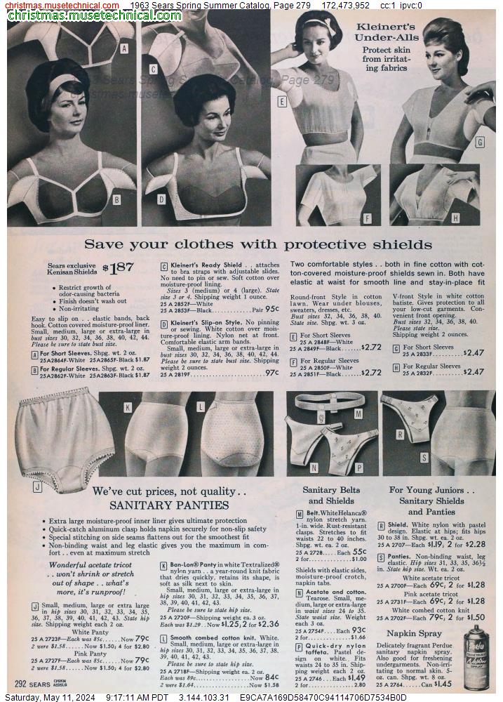 1963 Sears Spring Summer Catalog, Page 279