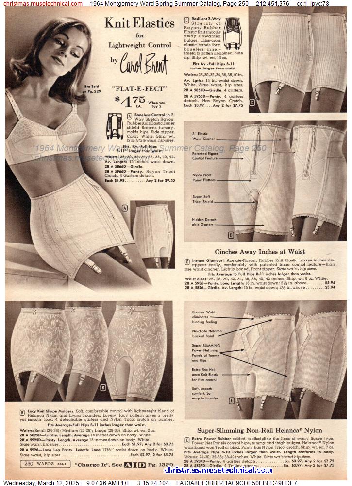 1964 Montgomery Ward Spring Summer Catalog, Page 250