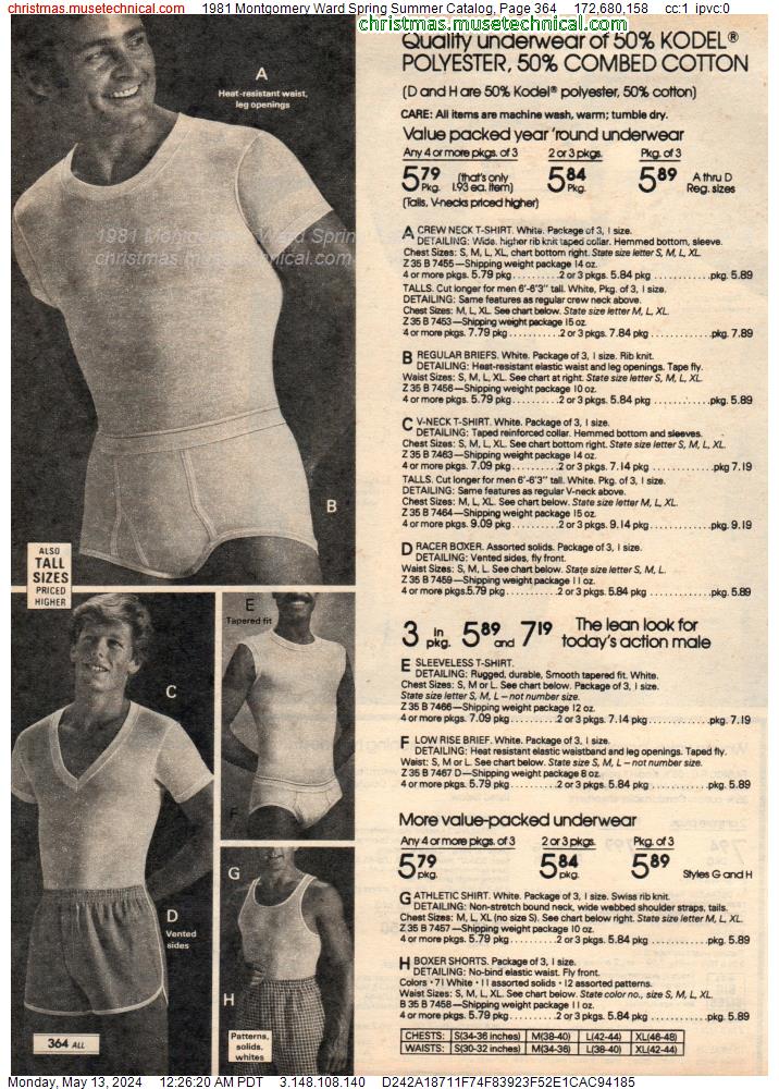 1981 Montgomery Ward Spring Summer Catalog, Page 364