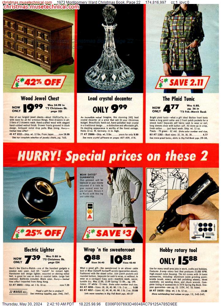 1973 Montgomery Ward Christmas Book, Page 22
